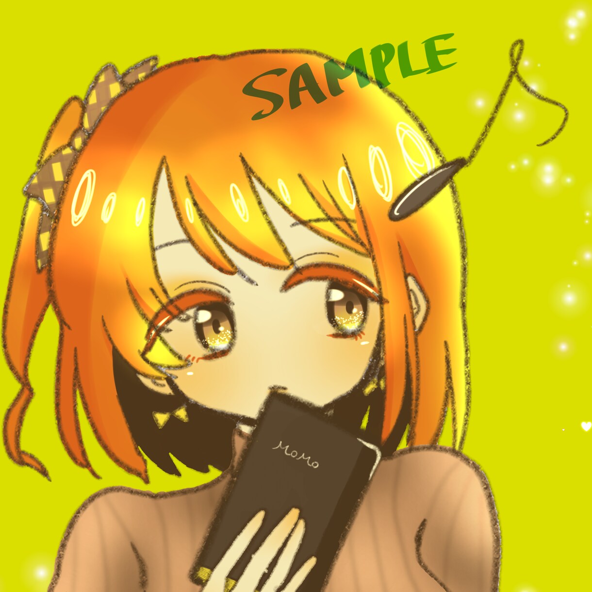 SNSのアイコン等に！正方形イラストお描きします 可愛い女の子のイラストをお求めの方へ！お好きな絵柄を選べます イメージ5