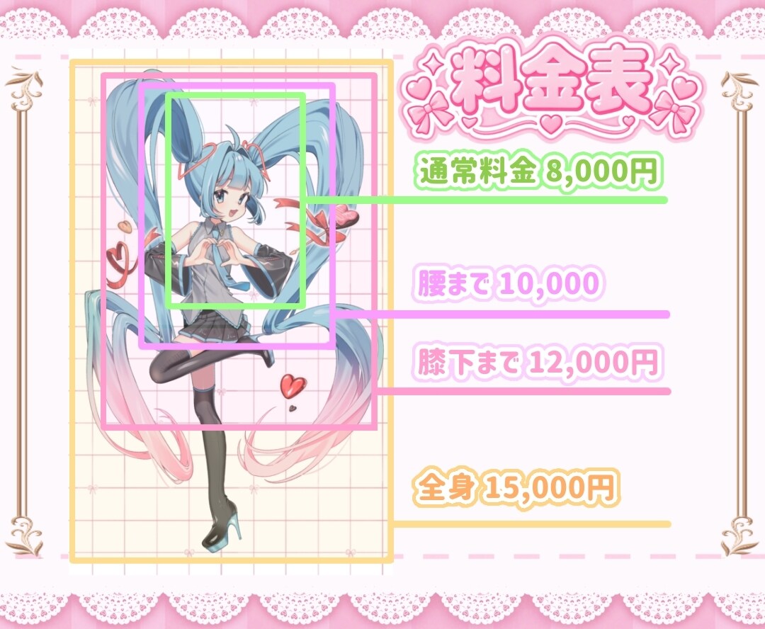理想の美少女イラストお描きします 成人向けもOK！個人観賞用、動画用など可愛いを共に作ろ! イメージ3