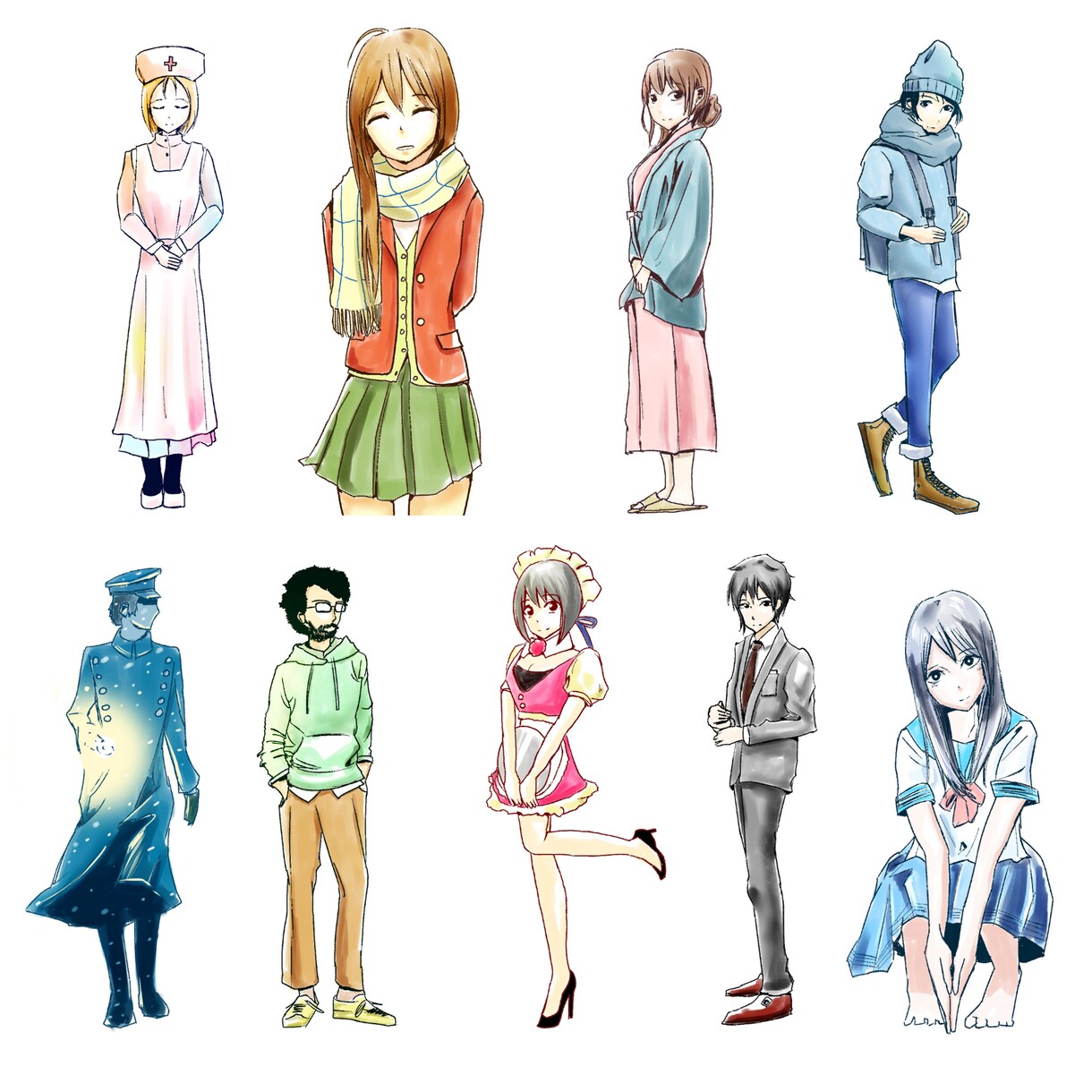 オーダーメイドで水彩イラストを描きます オリジナルでセンス良く。 SNS、挿絵、観賞用に。 イメージ2
