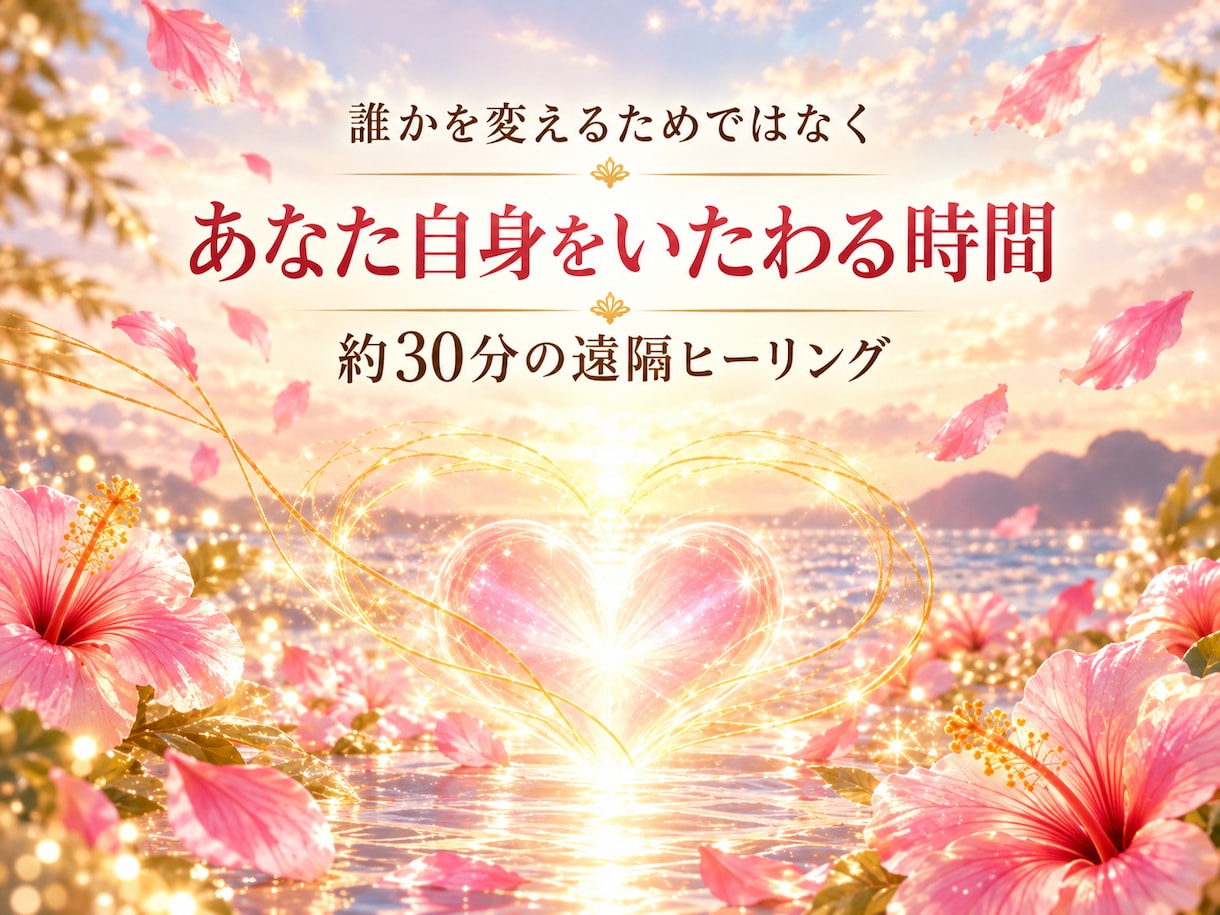 人間関係で頑張りすぎるあなたをヒーリングします 気を遣いすぎる・断れない・我慢してしまうあなたへ イメージ3