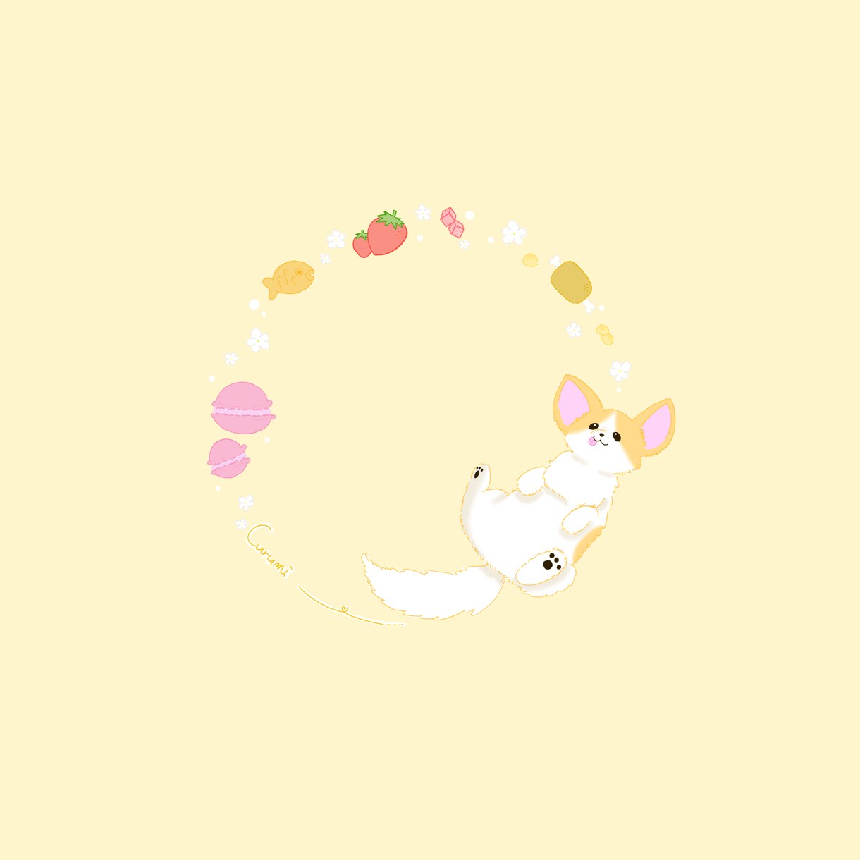 うちの子をゆるかわイラストにします ペットの特徴や好きなものをモチーフにイラストをお描きします♪ イメージ4