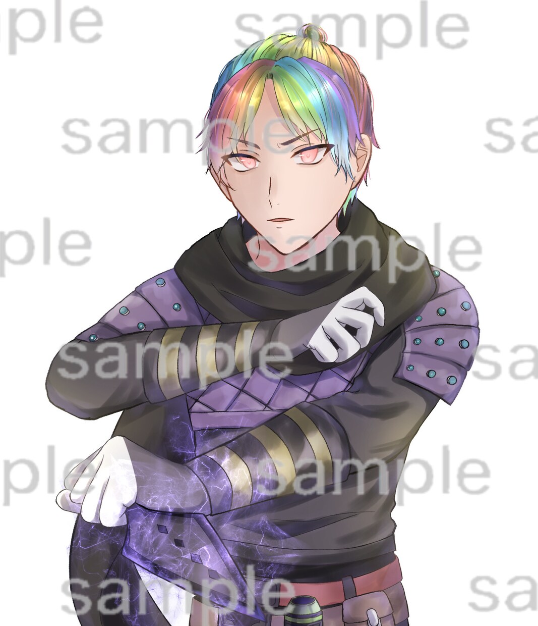 目を惹く素敵なイラスト描きます アイコン、一枚絵、歌ってみたサムネなど！デフォルメもOK！！ イメージ3
