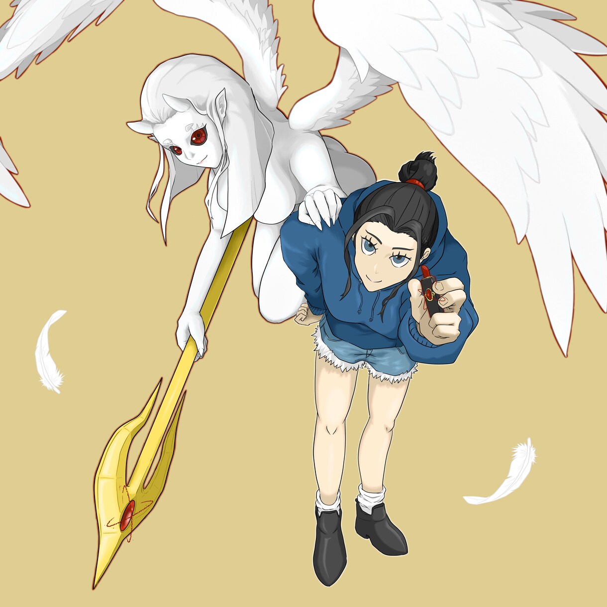 あなただけのキャラクターの一枚画を作成します いただく写真から、人物や物をキャラクターにして仕上げます！ イメージ1