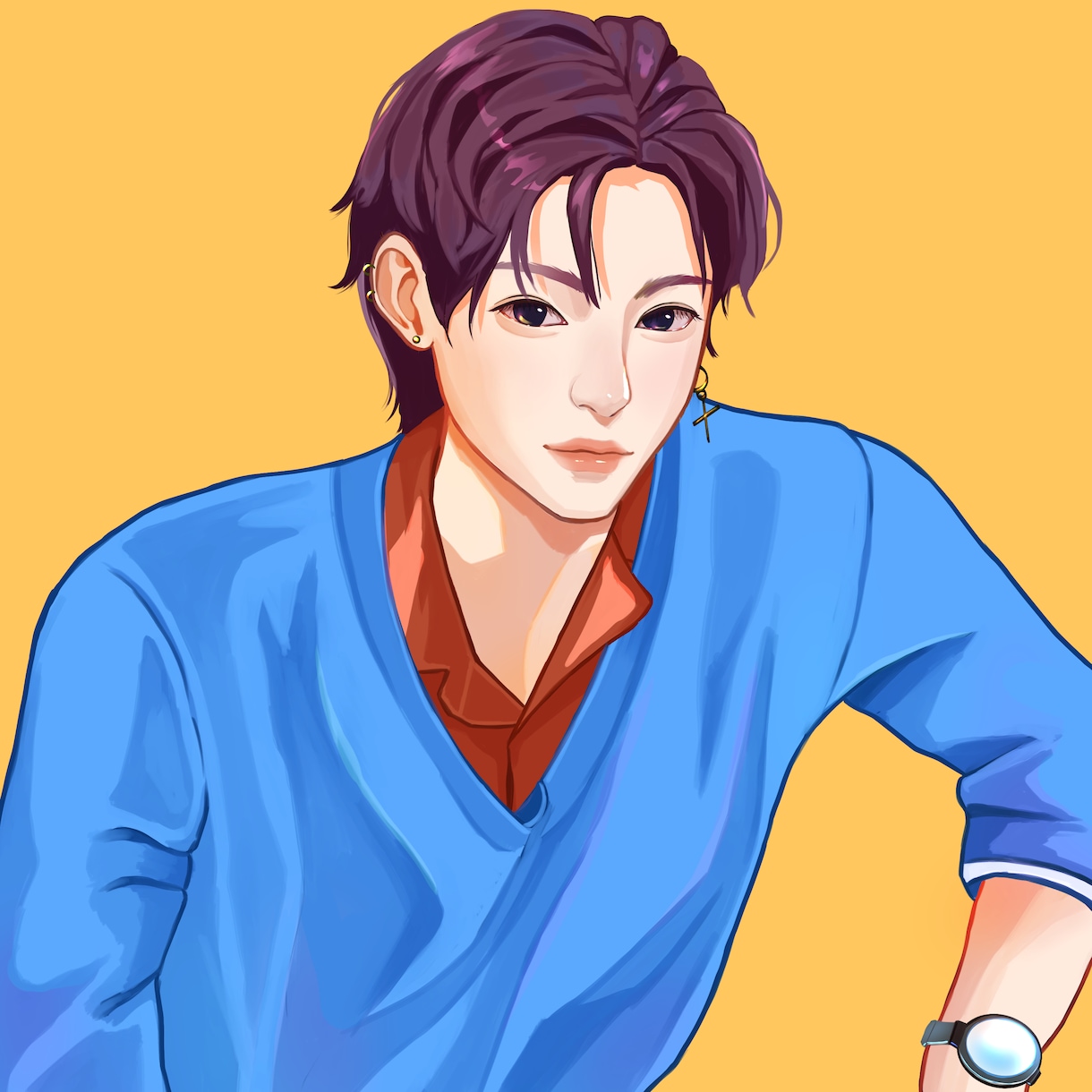 商用利用OK！！あなただけの人物イラスト描きます あなただけの為に全力で可愛いカッコいい全身イラスト描きます イメージ3
