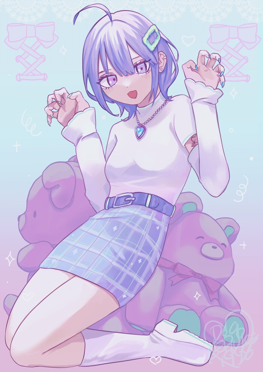 アニメ風！厚塗りでかわいいアイコンかきます あなたのSNSアイコンをおしゃれに描きます！ イメージ4