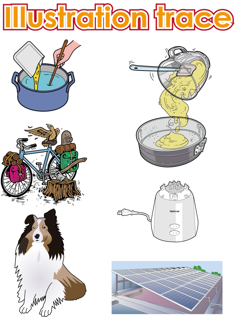 イラスト画像をトレースします 荒いイラストの画像から印刷可能なデータを作成します！ イメージ3