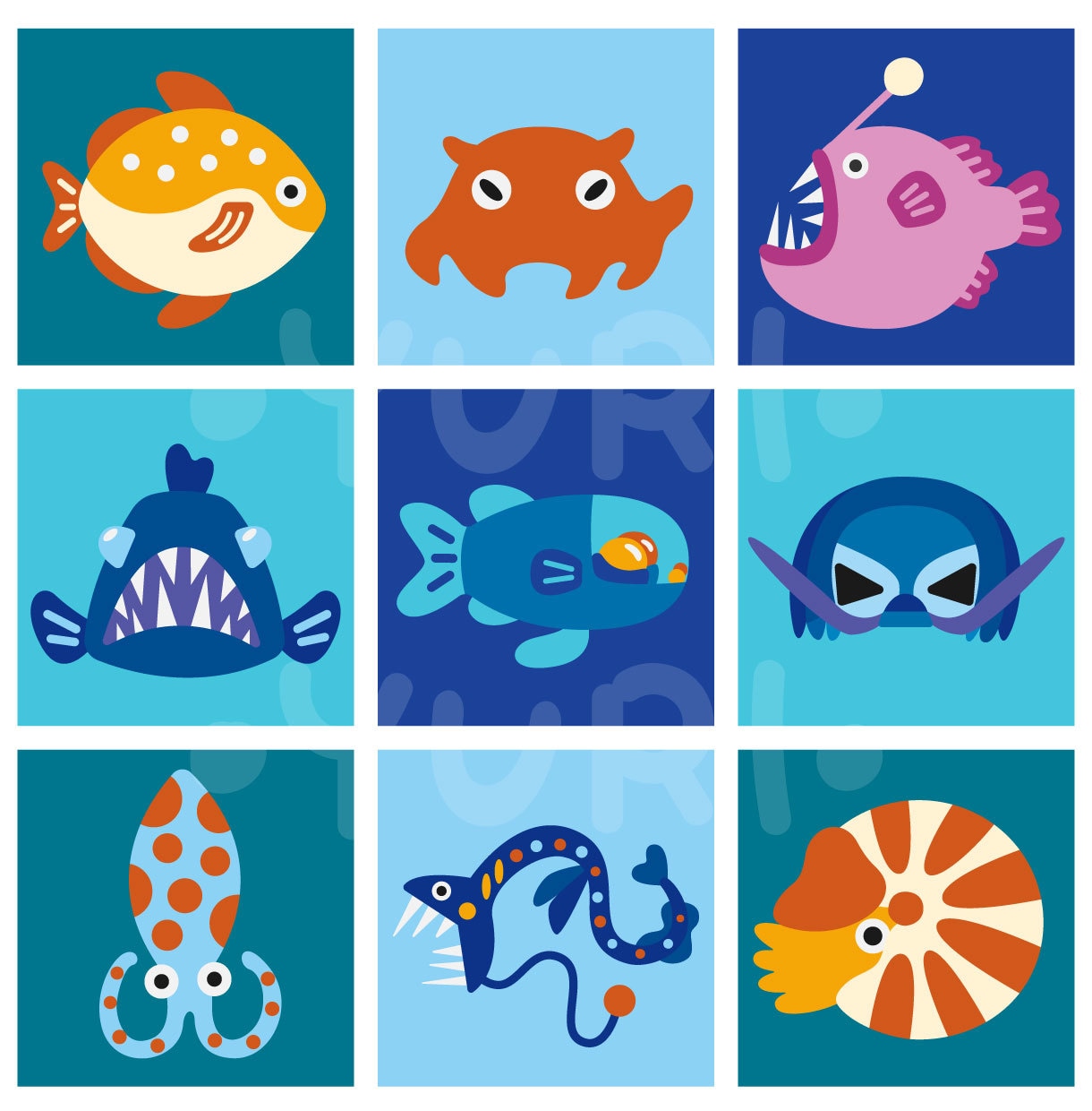 明るくてかわいい生き物イラスト作成します 動物・魚・古生物まで生き物なんでもOK！アイコンにオススメ イメージ1