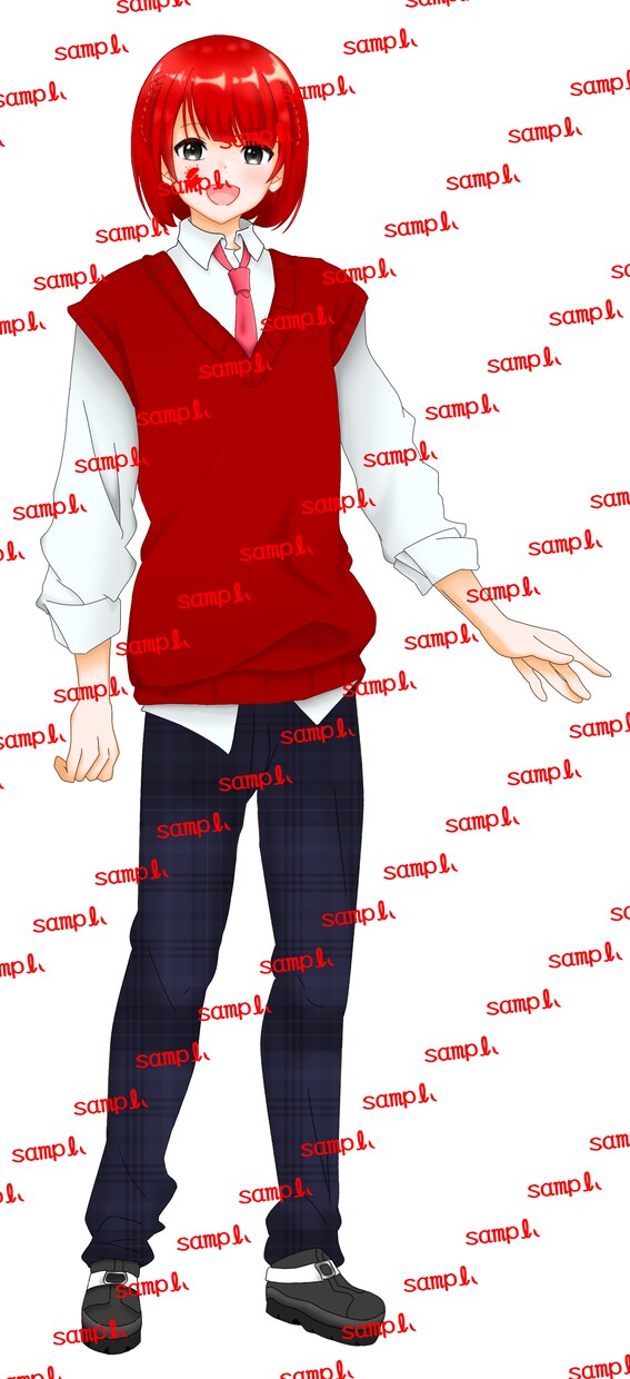 IRIAMの立ち絵受け付けます IRIAMでの配信に使う際の立ち絵お描きします！ イメージ1