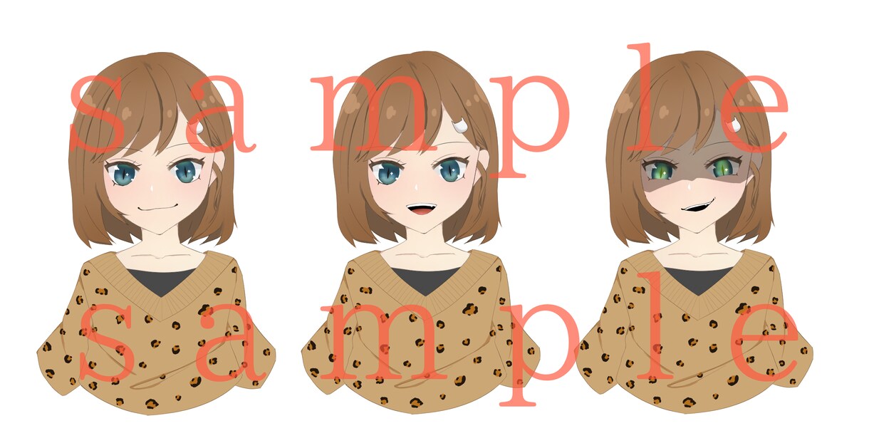 挿入イラストの表情差分お描きします 喜怒哀楽、爆笑、号泣、変顔、など組み合わせ自由！5枚セット！ イメージ3