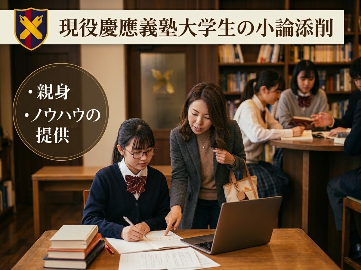 大学受験生に向け小論文の添削をします 現役慶應大生の本気添削！！〜小論文は作業〜 イメージ1