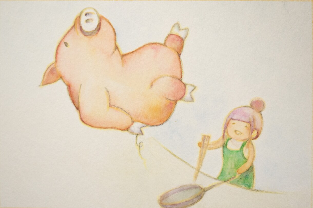 ペットやゆるきゃら動物を水彩イラストにします ポストカードサイズのゆるキャラ、いかがでしょうか。 イメージ5