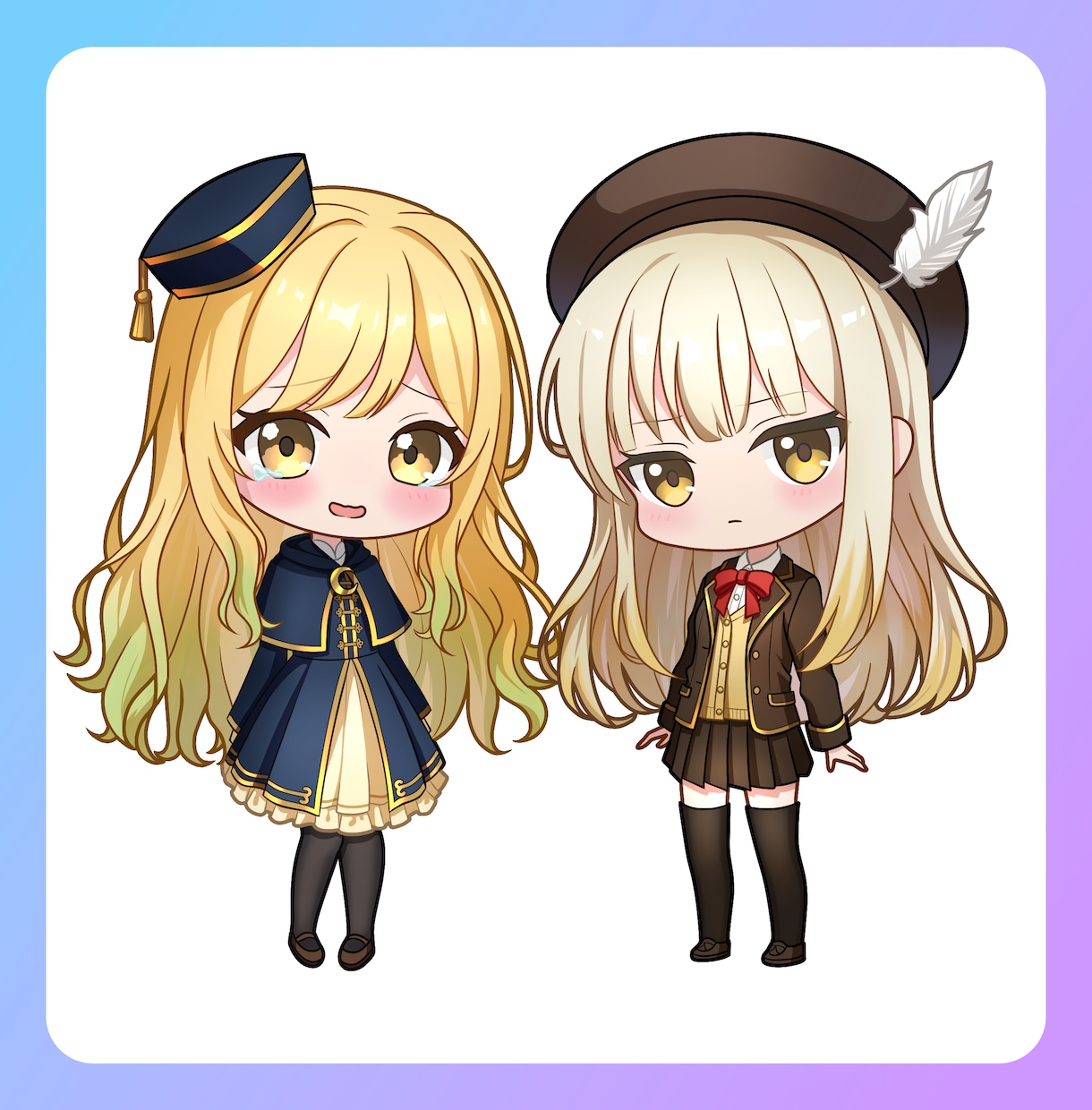 かわいいミニキャラ制作いたします 商用利用可能！！丁寧に制作いたします。 イメージ5