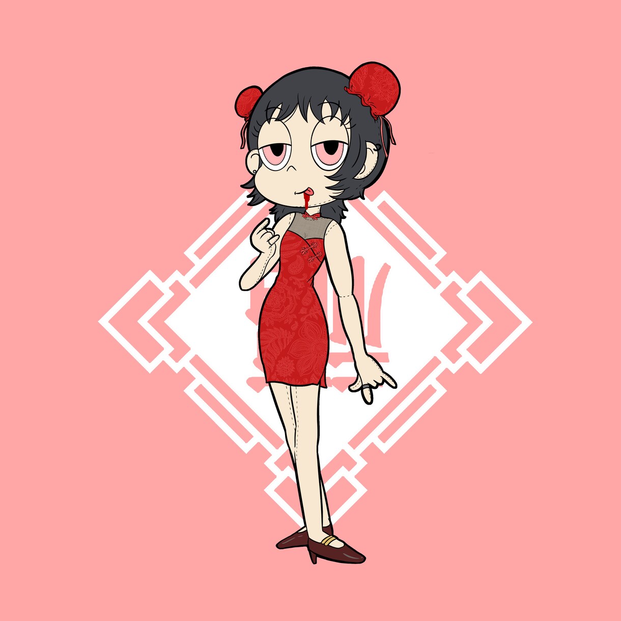 海外受けしそうなキャラクターをパターン化で描きます あなたのお気に入りのキャラクターを作り、世界に広めよう イメージ5