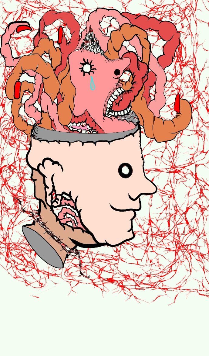 貴方だけの創造画描きあげます 独創的なタッチ絵で他者にはないイラストを書き上げます イメージ2