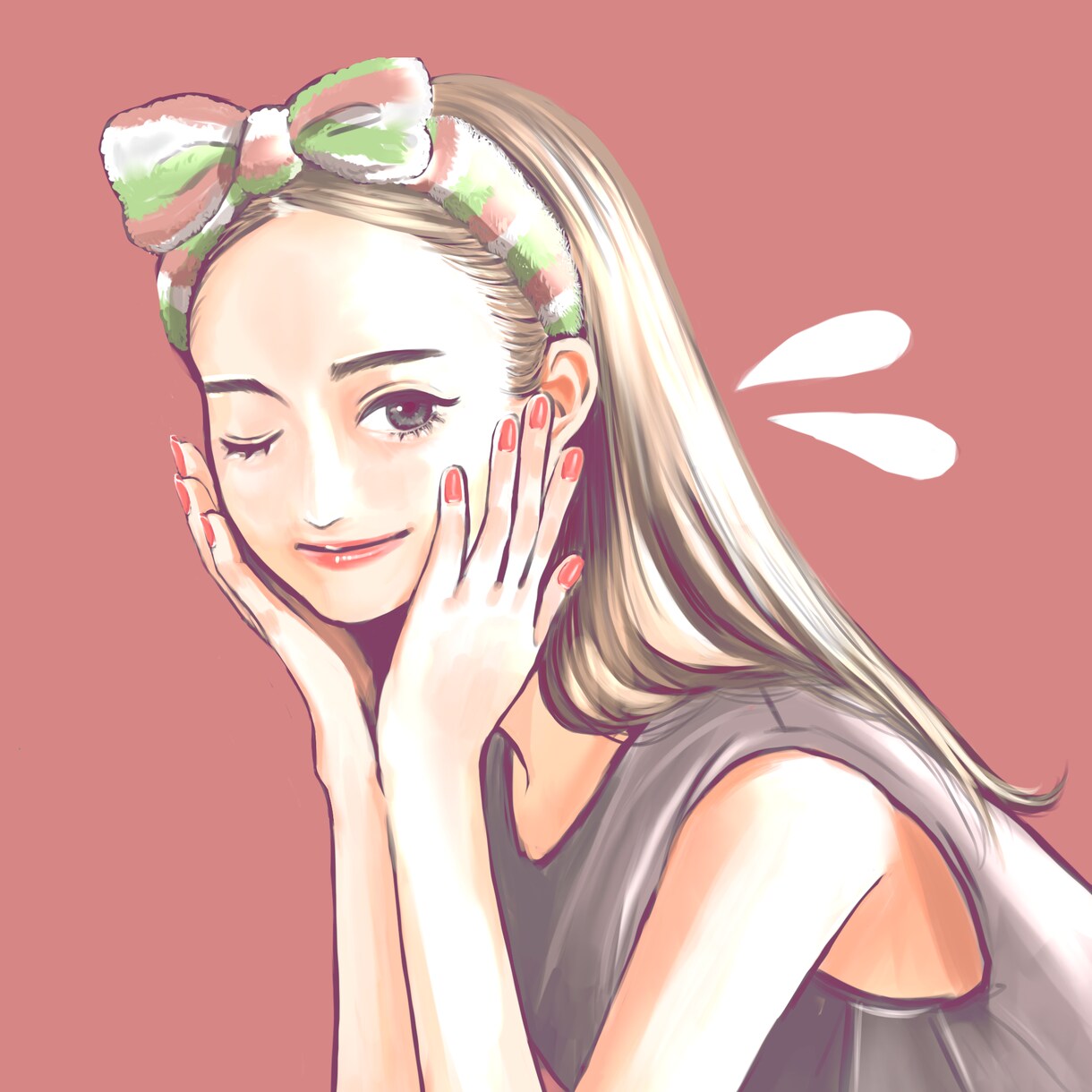 厚塗りイラストの似顔絵作成します アイコンやプレゼント、結婚式に イメージ3