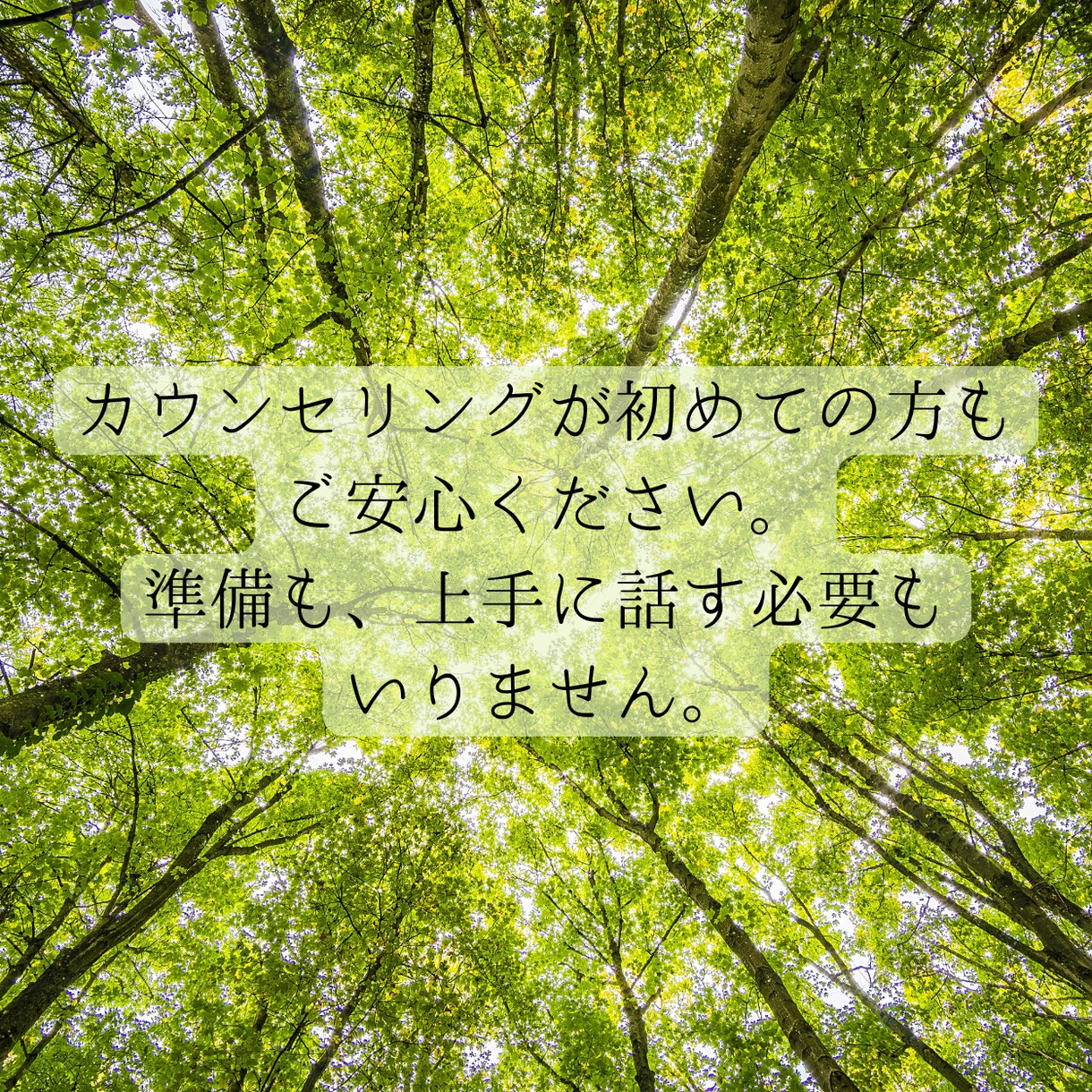 今話したい──　カウンセラーがお聴きします あなたの言葉が見えてくるまで伴走します。 イメージ7
