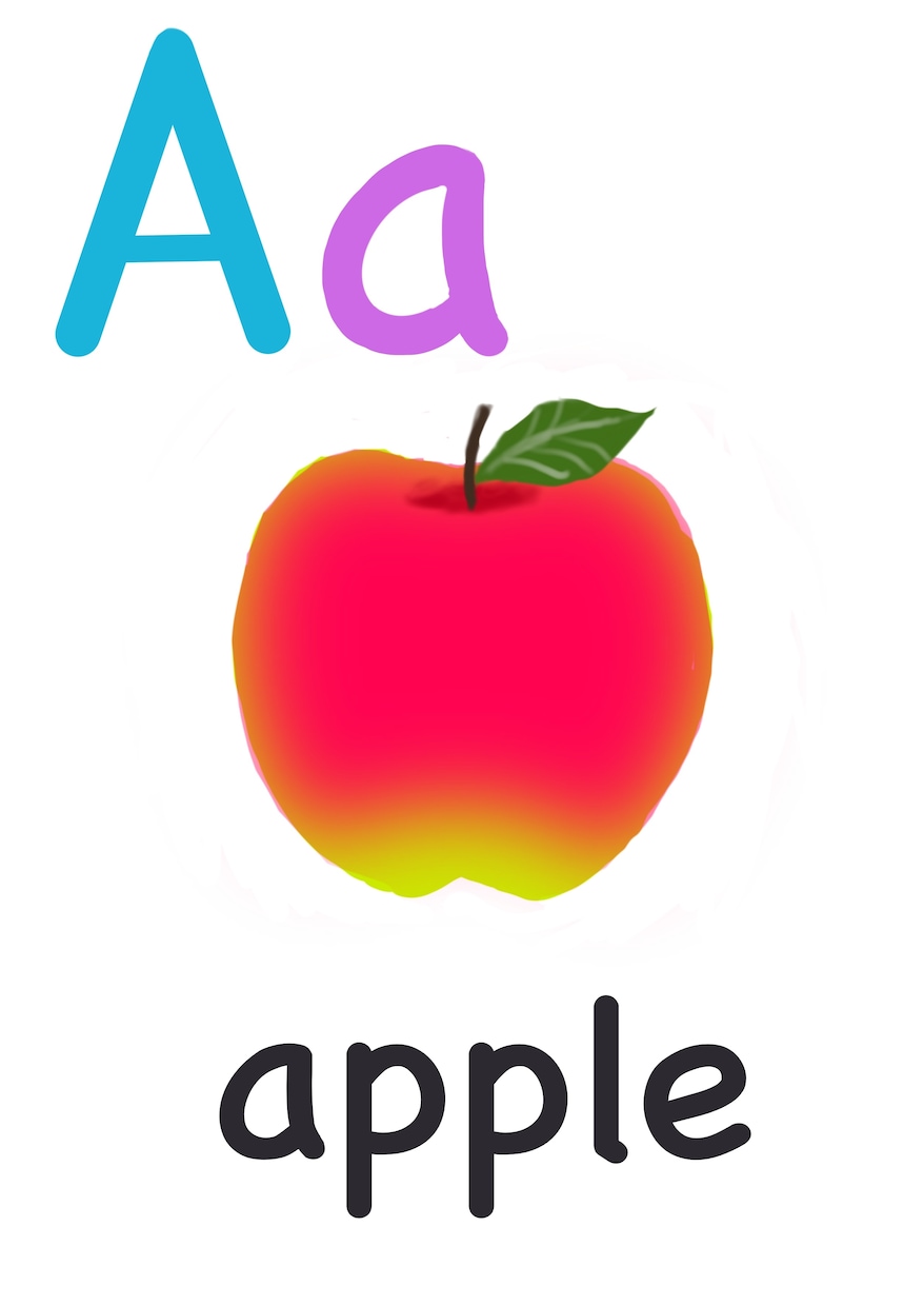 イラストつき英語カードをデザインします オリジナルデザインのカードでお子さまに楽しく英語教育を♪ イメージ2