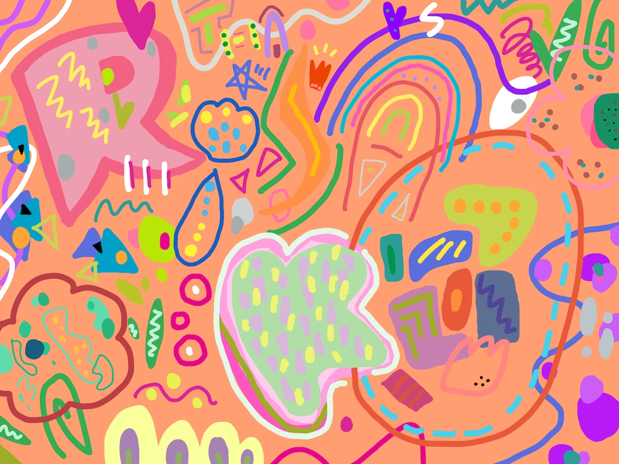 海外の子ども部屋ようなカラフルイラストを描きます アイコンを個性的に！POPな色使いとタッチであなたを表現！ イメージ9