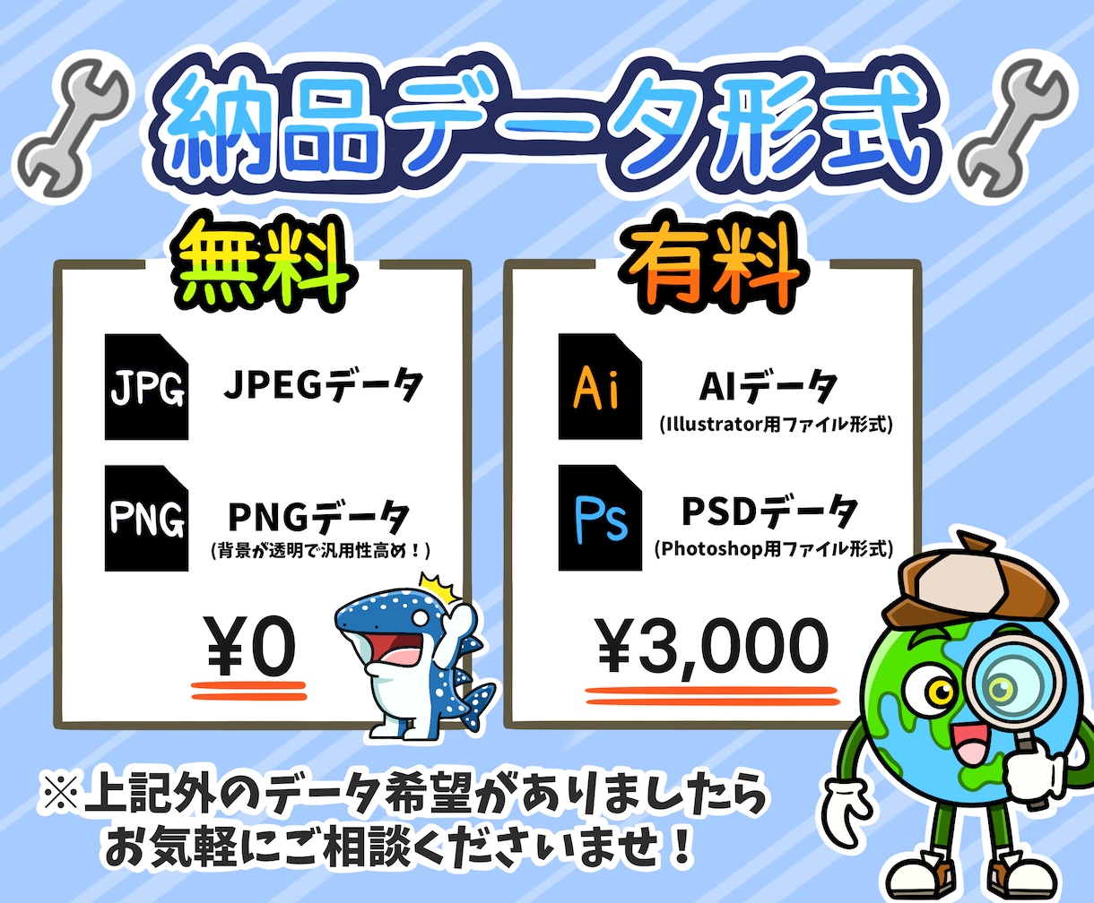 個性と目立ちに特化したキャラクターをお届けします ！満足度あり、妥協点なしのイラストをあなたと共に創りあげます イメージ10