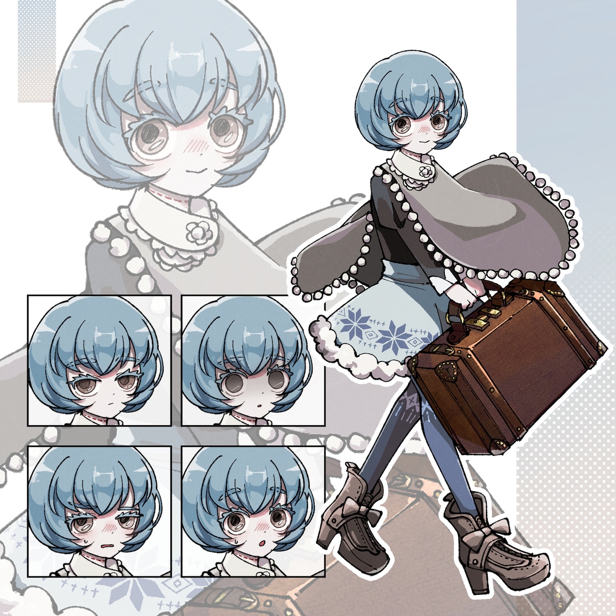 なんでも使えるオリジナル立ち絵作成いたします 個性的なキャラクターデザインお任せください！ イメージ2
