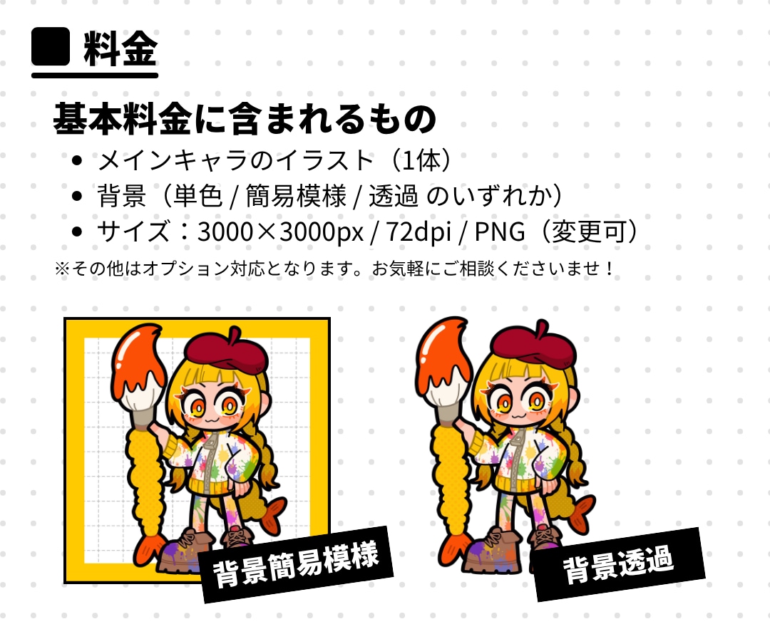 ポップで可愛いデフォルメイラスト描きます 【人間/人外/モンスターなど】キャラクターデザインもOK！ イメージ5