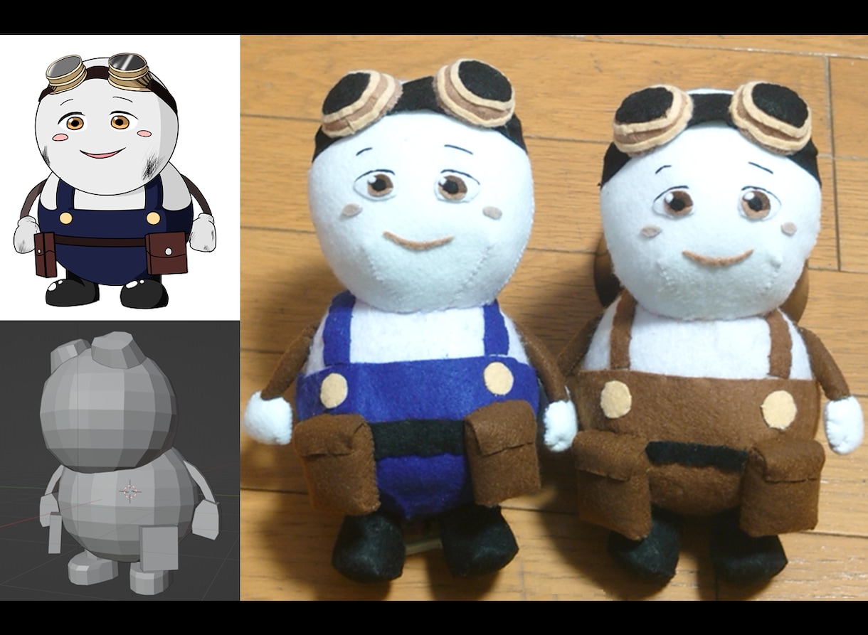 世界にひとつのオリジナルぬいぐるみを作ります 3Dモデルから作成することで高い精度で作ることができます イメージ8