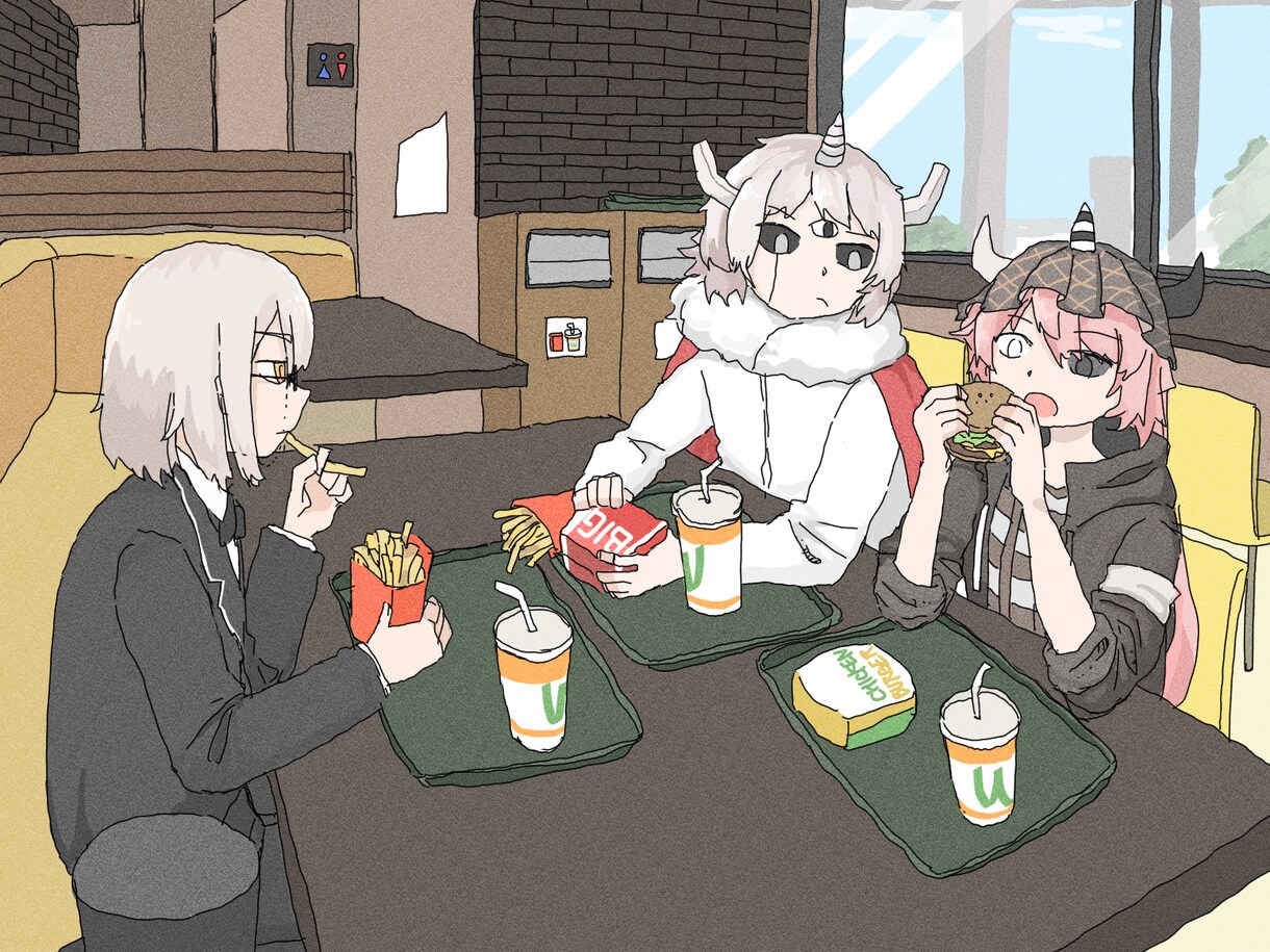 ご希望のイラストお描きします 1枚絵、サムネイルなど用途にあったイラストを作成致します。 イメージ10