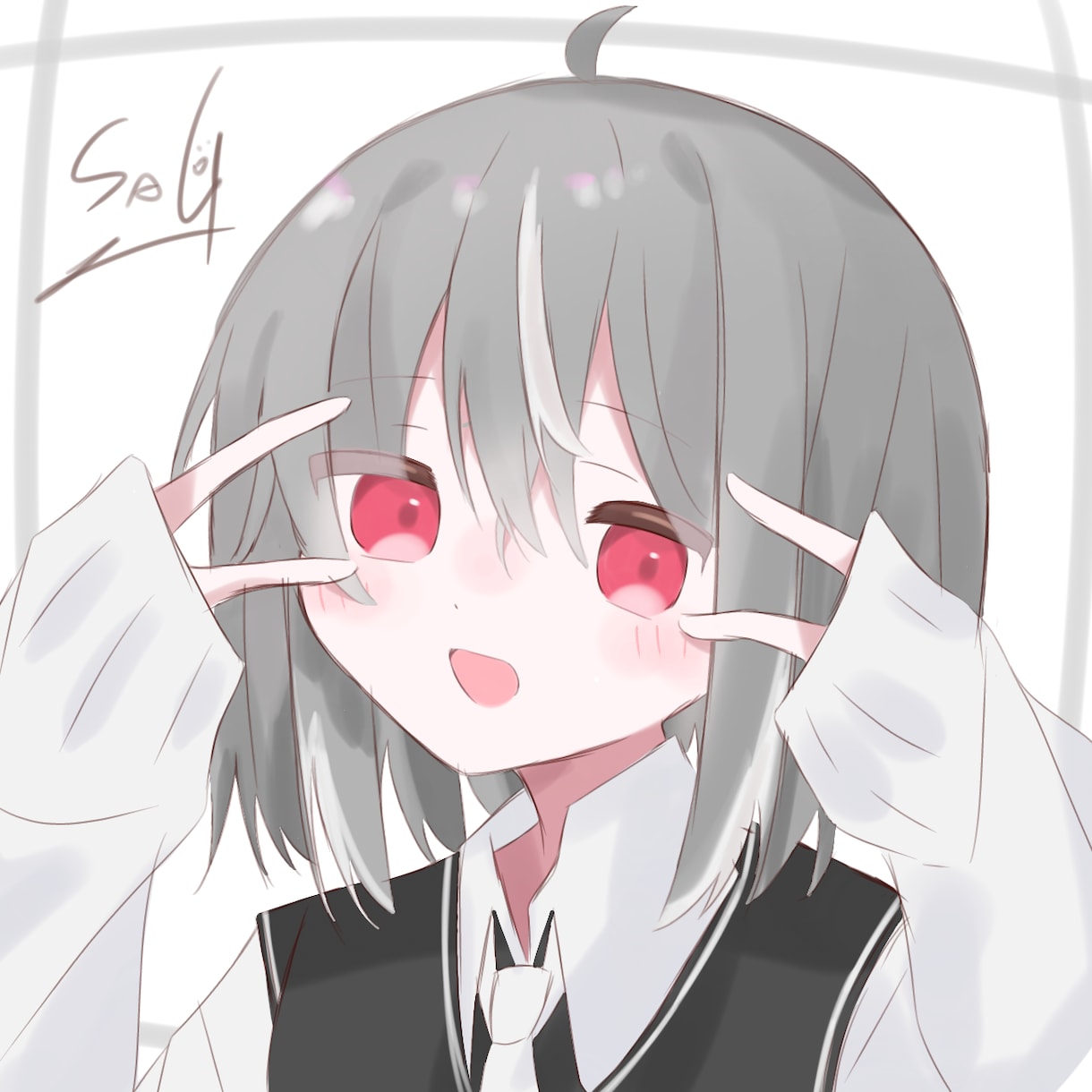 ゆるふわ絵柄！いつでも受け付けております 鉛筆質感、可愛い寄りの絵柄、パステルカラー イメージ3