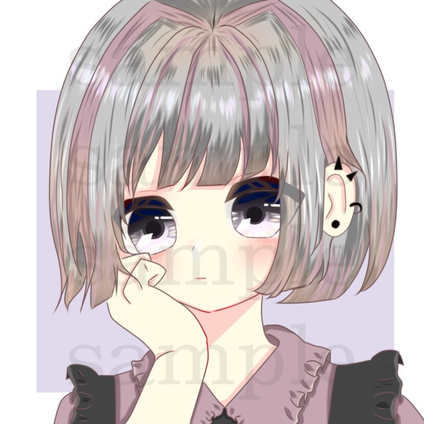 あなた好みの可愛いアイコンを描きます 立ち絵も可！いつでも対応できます！気軽にご連絡ください！ イメージ2