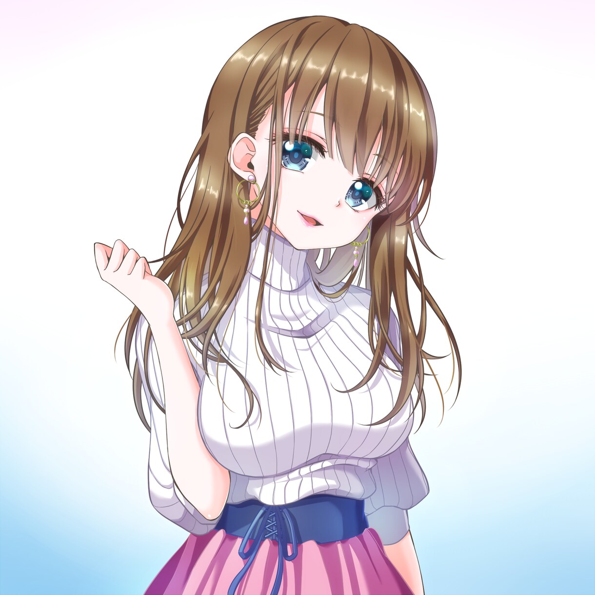 各種ＳＮＳで使えるアイコン作成致します 女の子のイラスト描いてほしい方にぜひ！ イメージ4