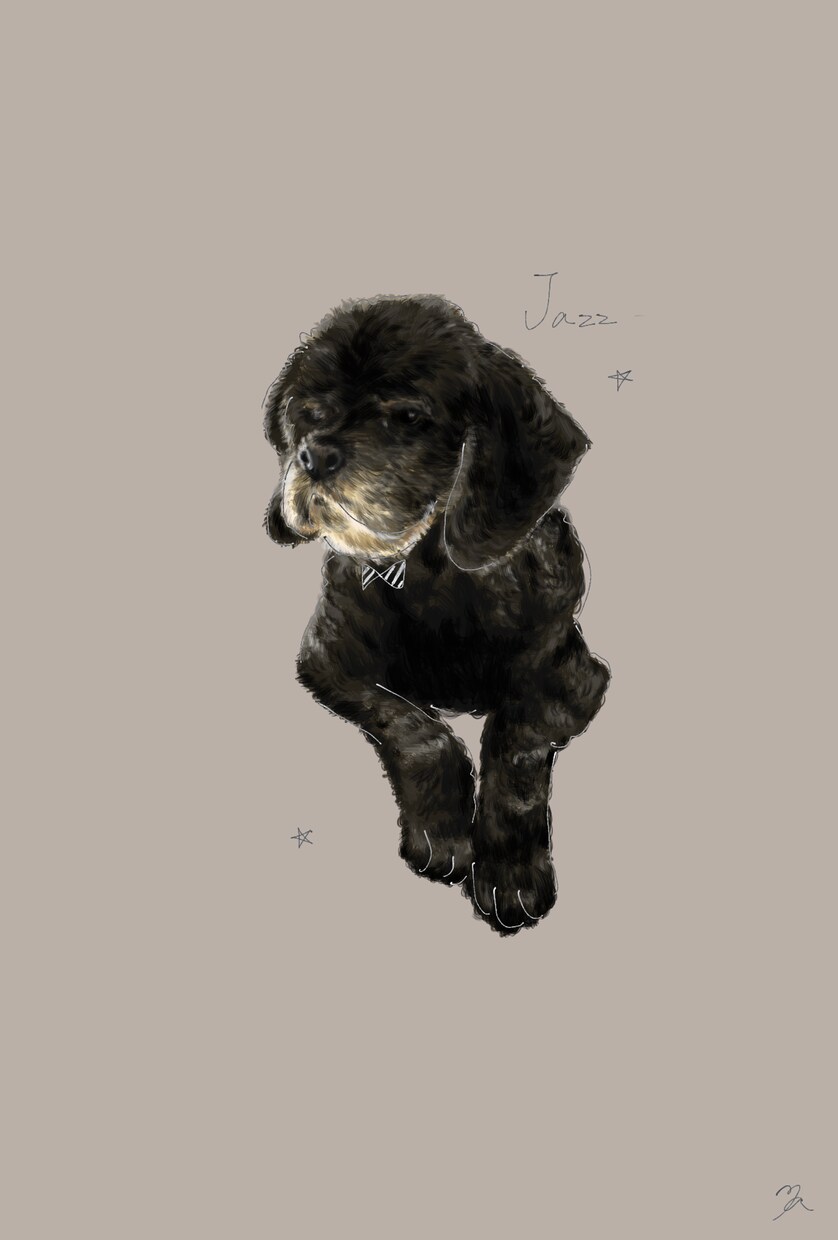 お気に入りの写真からペットのイラストを描きます リアルだけど温かみのあるデジタルイラストいかがですか？ イメージ4