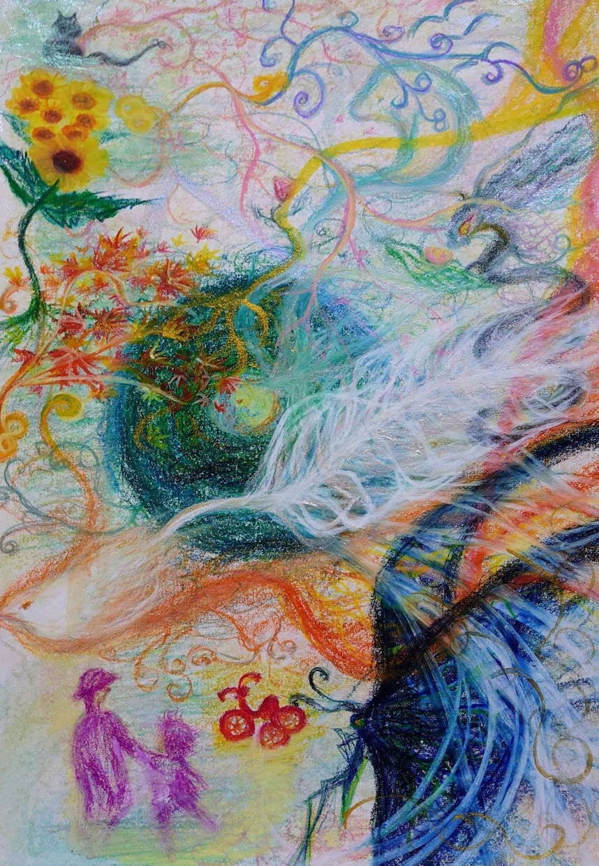 魂の記憶を呼び覚ます✳スピリチュアルアート描きます 今、次元を超えていく＊過去世からチャネリングエネルギーアート イメージ3