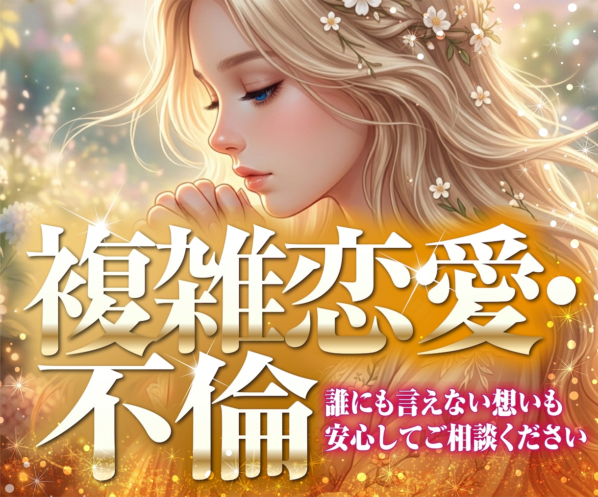 複雑恋愛・疲れたあなたの心に寄り添い鑑定します ツインソウル、ツインレイお二人のご縁、未来をしっかり視ます イメージ1