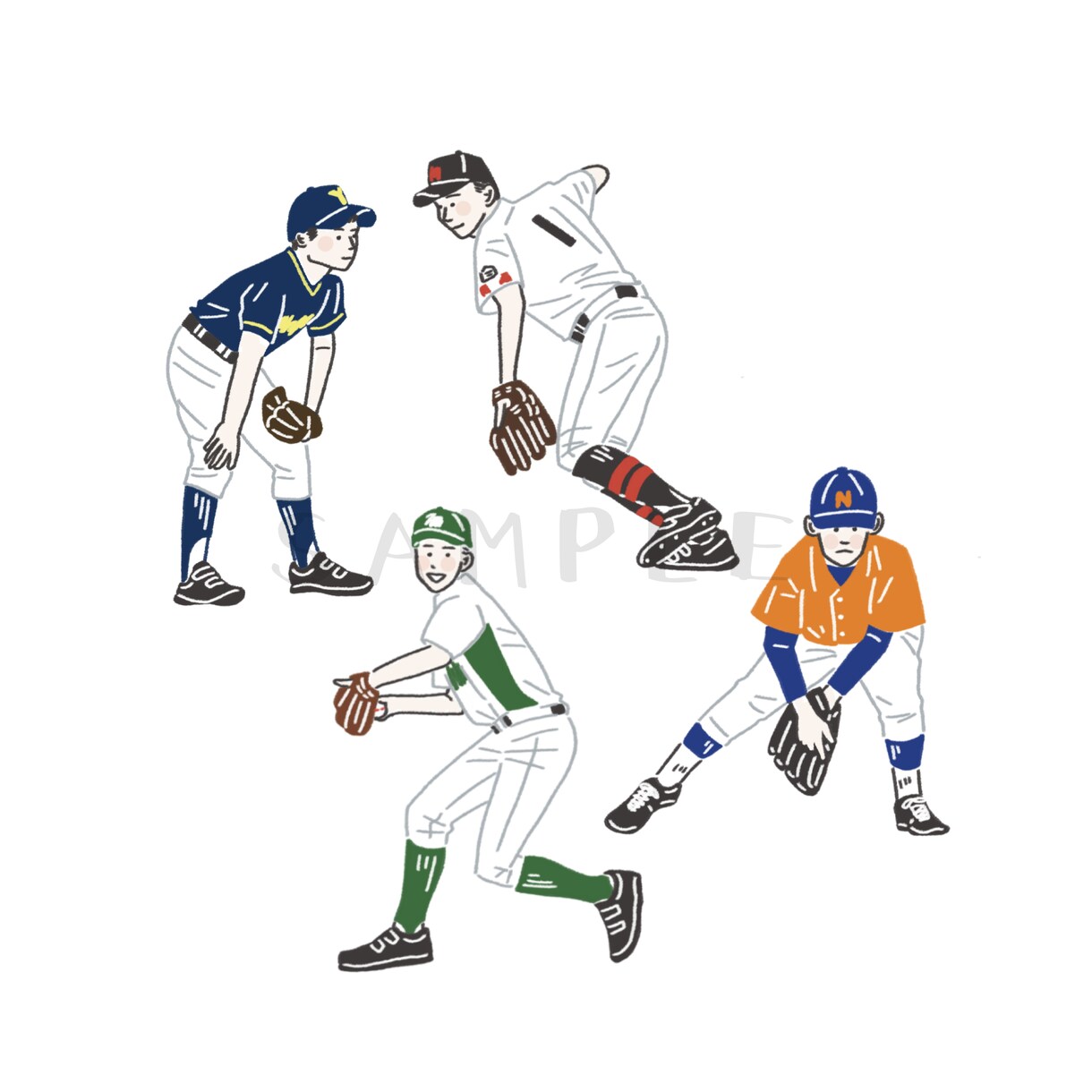 カラフルでおしゃれな手描きイラストを制作します 広告、名刺、書籍、webサイト、SNSアイコンなどに イメージ6