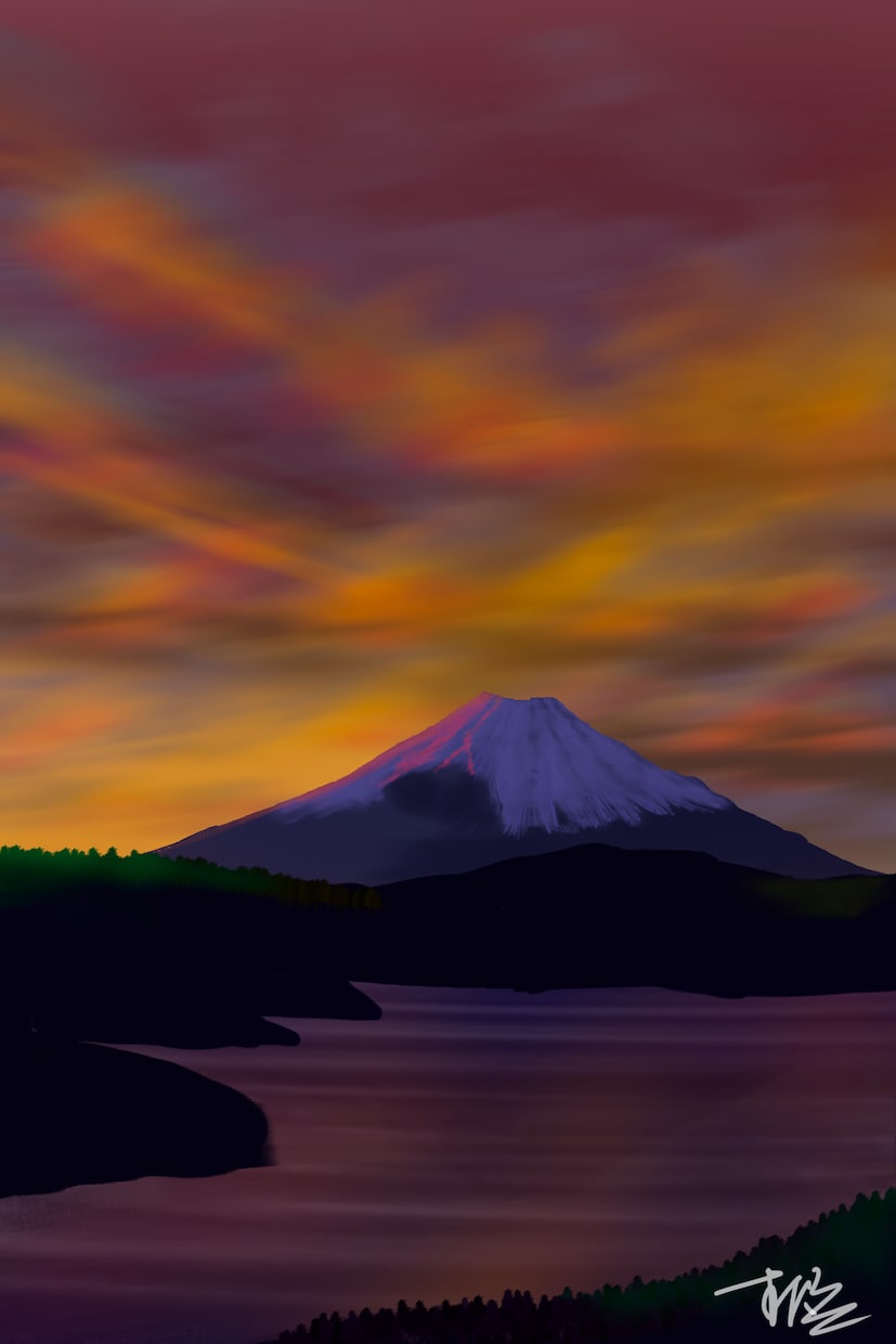日本の四季を手描きしています 手描き日本の四季デジタルイラストをSNSアイコンや壁紙に！ イメージ7