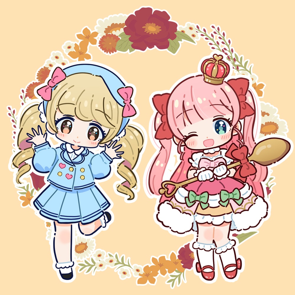 かわいいちびキャラ制作します キュートでポップなイラスト アイコン グッズ等に イメージ1