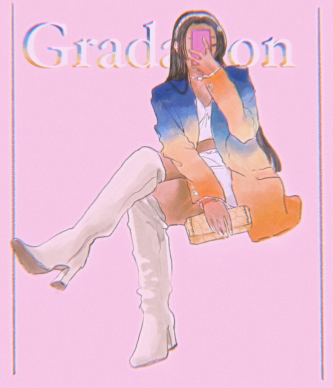 NY美大生がおしゃれなアイコン/イラストを描きます 好きな自分のファッションやメイクをイラスト化して記録する♡ イメージ6