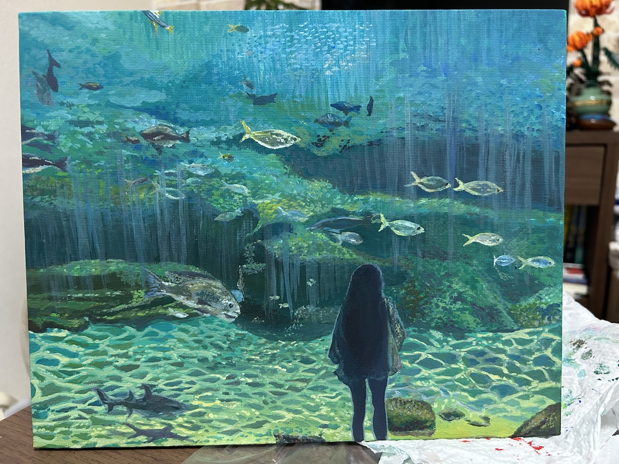 写実絵、幻想的な空想画、心象風景をお描きします あなただけの心象風景を世界でたった1枚に残します イメージ4