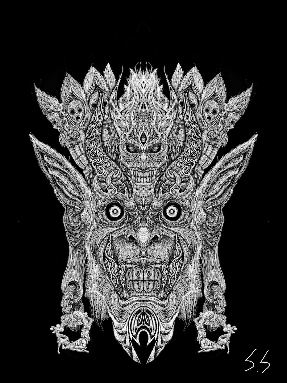 モンスターのイラストを描きます 色々なタッチで、リアル系、コミカル系、おぞまし系、触手系！ イメージ9