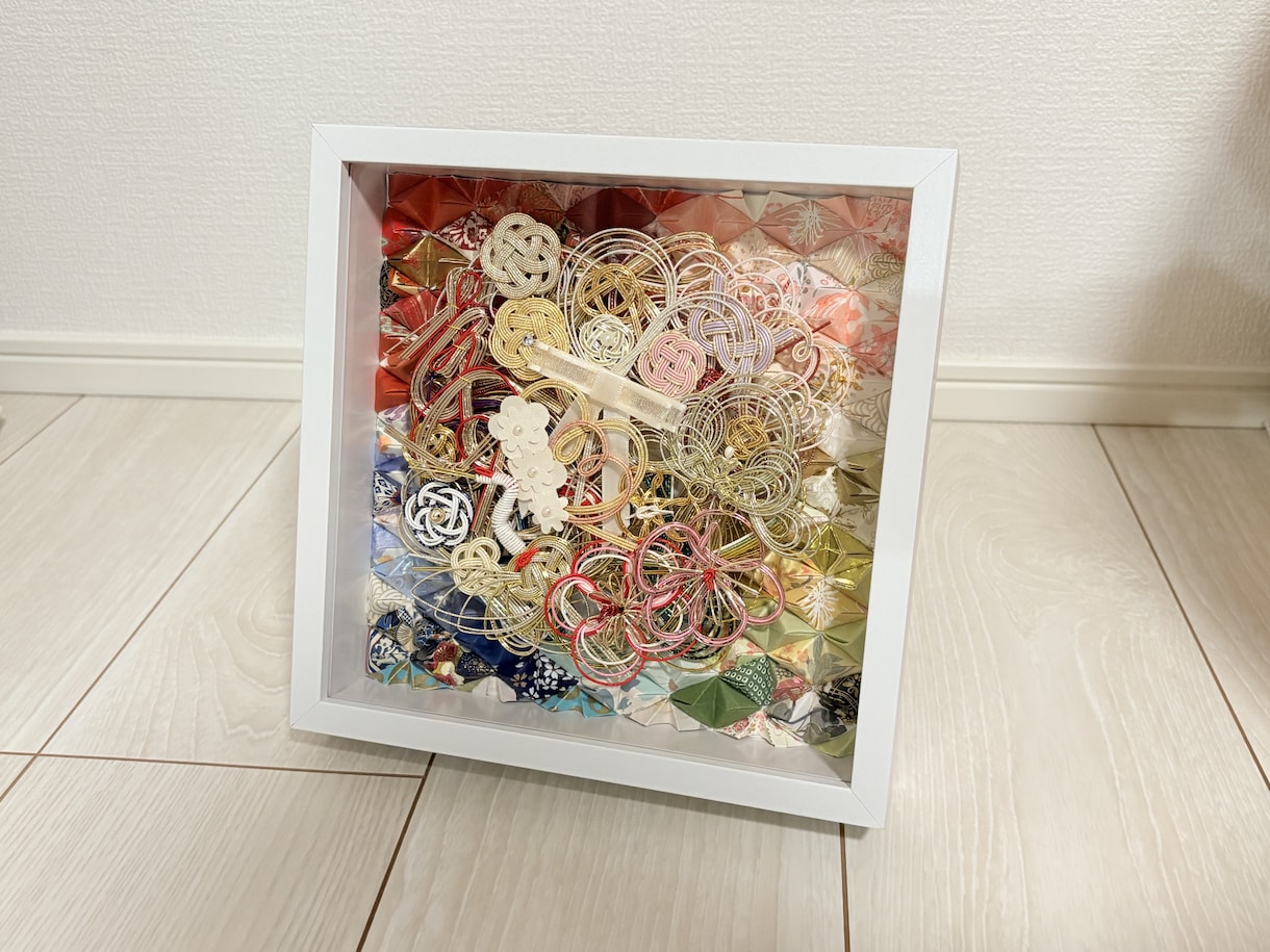 ご祝儀袋をリメイクして水引アートをお作りします 大切な思い出をかたちに残しませんか イメージ6