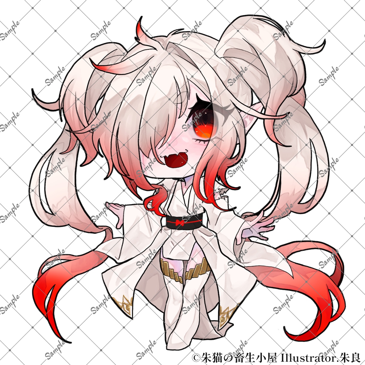 厚塗りで可愛いSDキャライラストを描きます グッズ、アイコン、スタンプ、ステッカー等 イメージ3