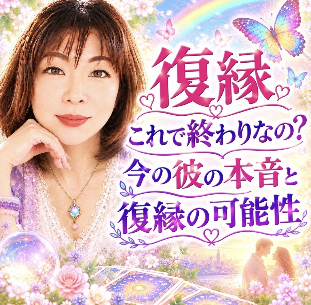 これで終わりなの？彼の本音と復縁の可能性を占います 今の彼の本心は？連絡がない理由、復縁の可能性を占います。 イメージ1