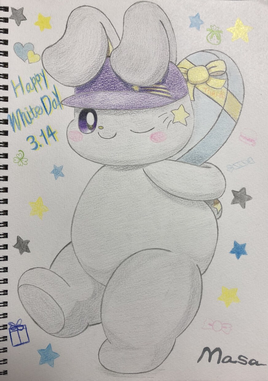 かわいい手描きのイラスト描きます 思わず抱きしめたくなる、ふんわりした柔らかな創造 イメージ4