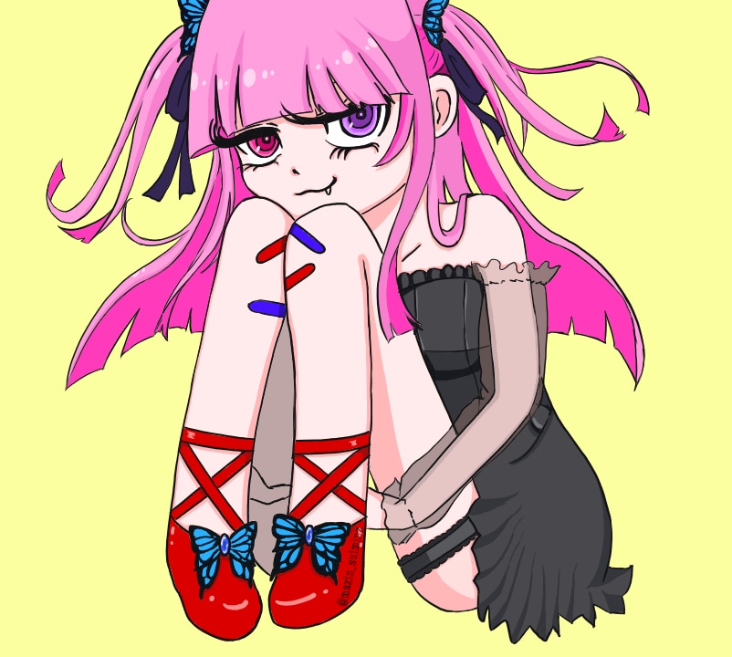 イラスト作成受付ます 背景透過も可能、ミニマムなキャライラストです イメージ1