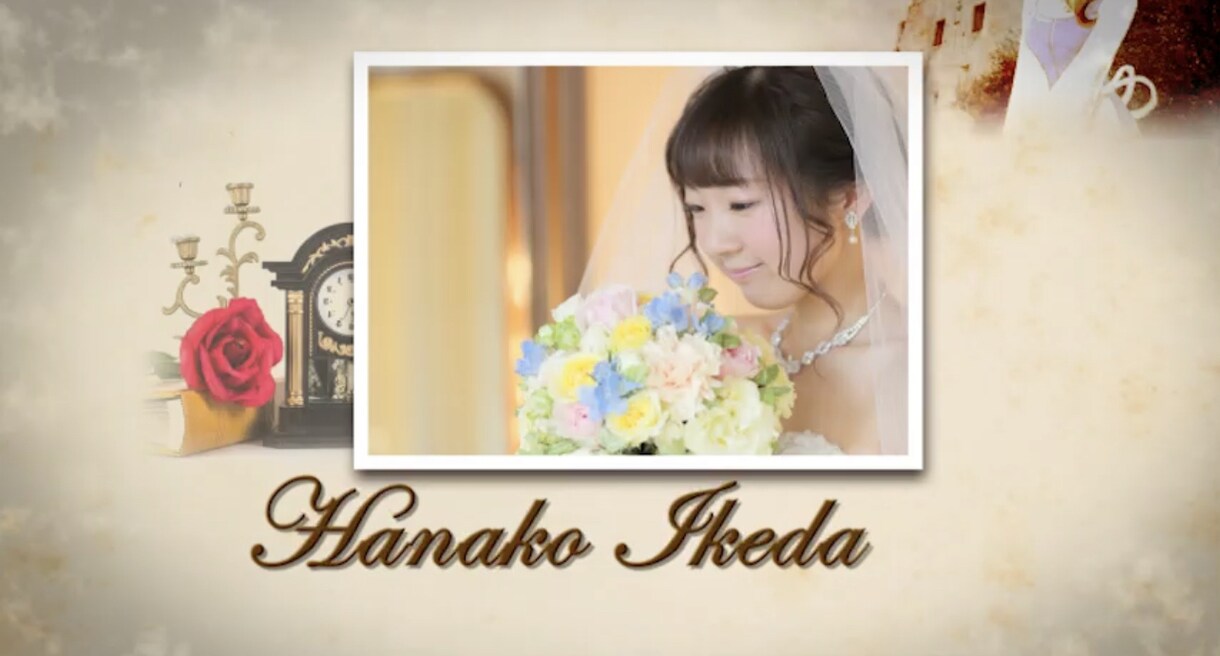 結婚式オープニングムービー制作します おとぎ話の風オープニングムービー♥ナレーション付 イメージ3