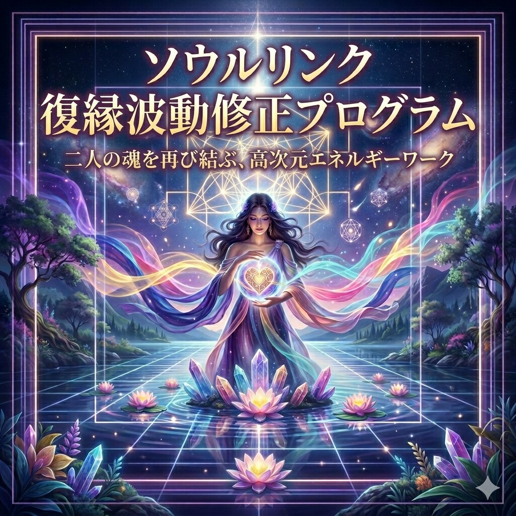 最後の秘術✴︎彼との縁を導きます ソウルリンク・復縁波動修正プログラムを開始しましょう イメージ1