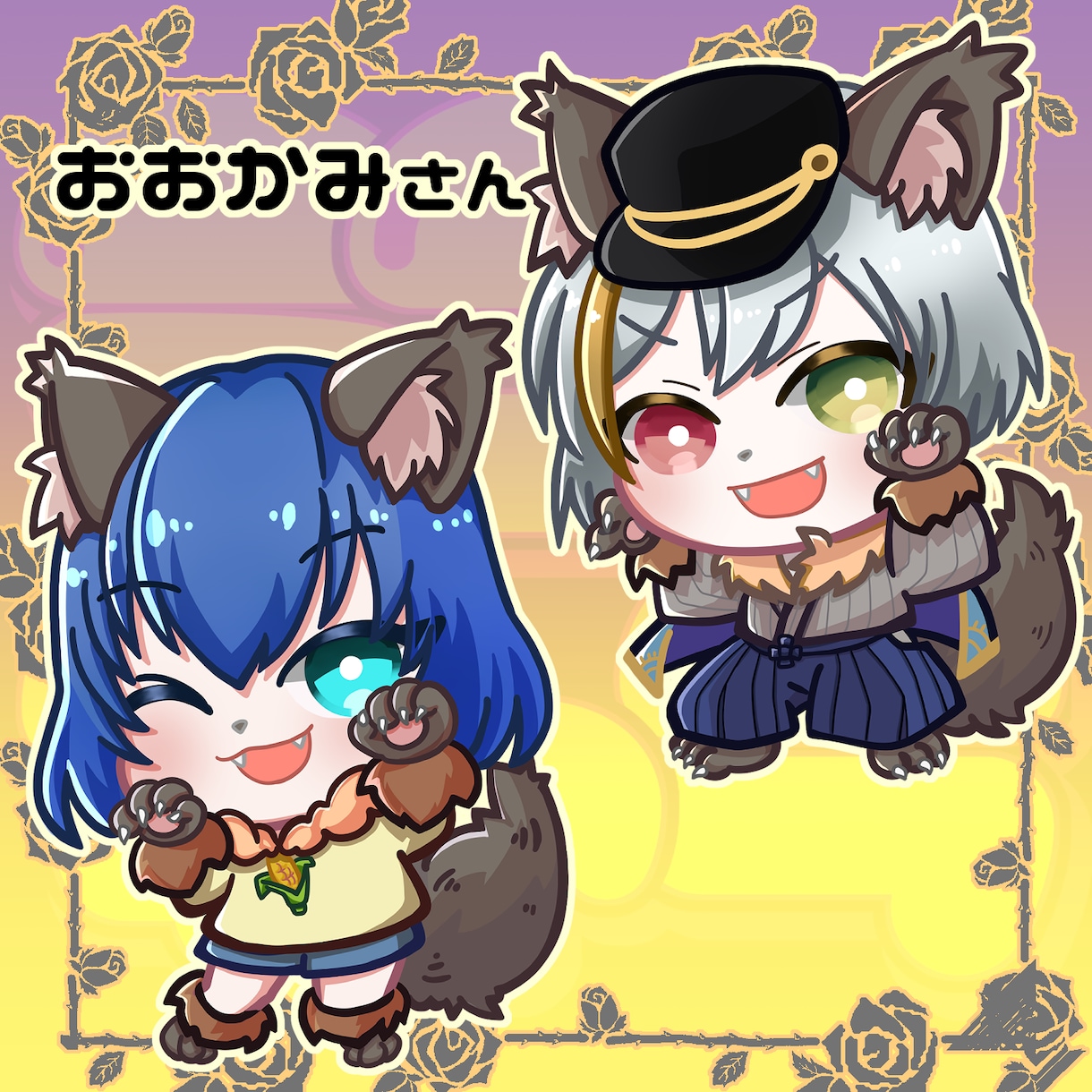 ハロウィンミニキャラ描きます ミニキャラもハロウィン姿になって楽しみましょう イメージ7