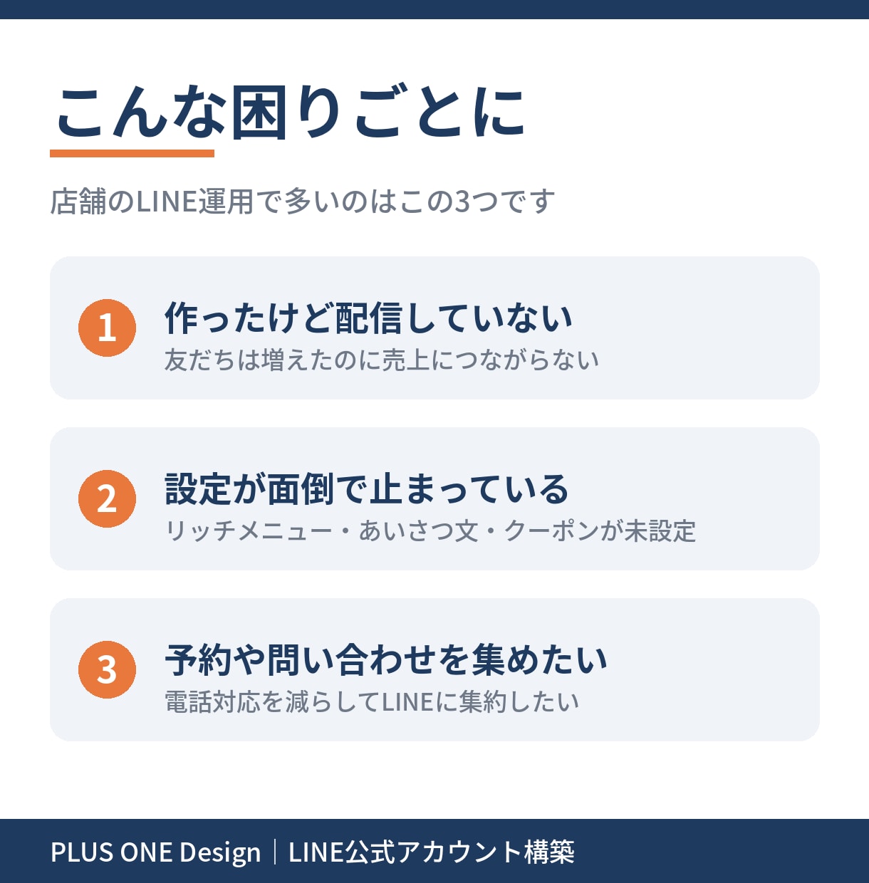 LINE公式アカウントを構築・運用設計します 作っただけのLINEを来店につながる形に整えます イメージ2