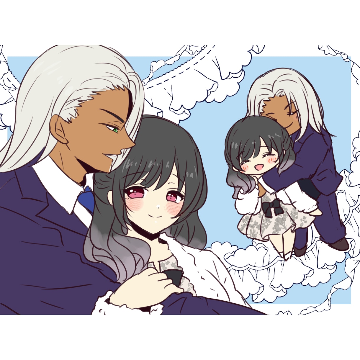 1500円！2点セットでお好きなキャラ描きます 簡易絵だから格安即納！さくっと気軽に依頼したい方に イメージ4