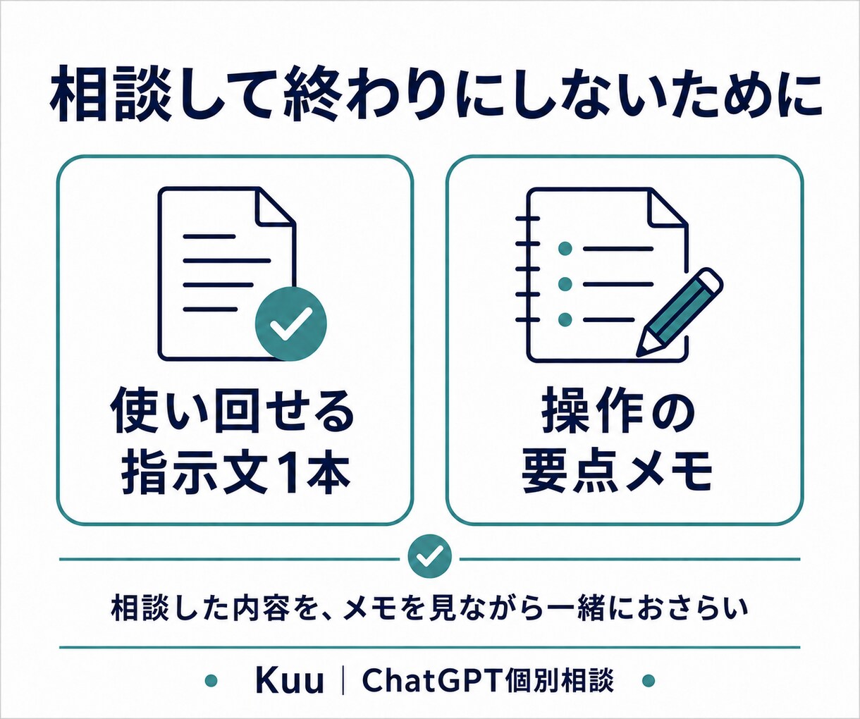 ChatGPTの仕事での使い方を教えます 初心者歓迎｜仕事の困りごと1つを一緒に実践 イメージ3